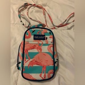 Simply southern flamingo purse